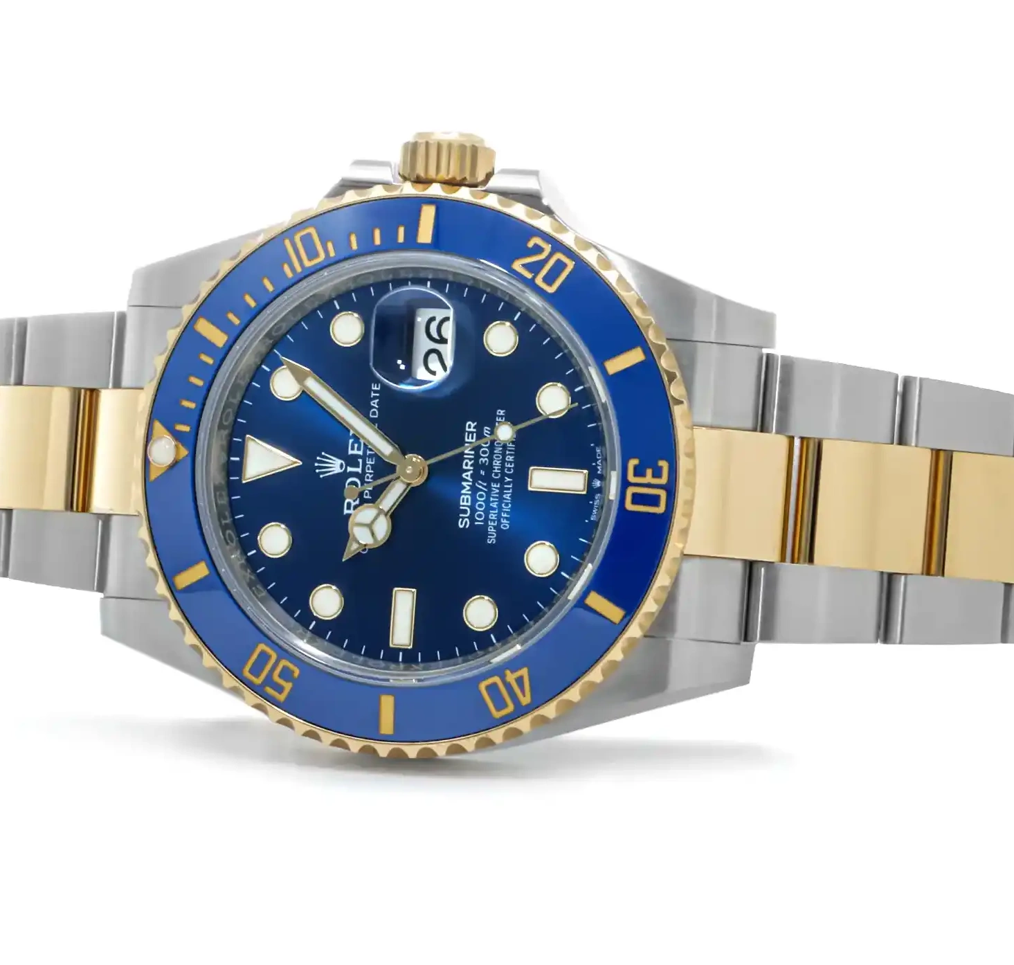 Prestigious Jewelrys 126613LB Blue Rolex Submariner 0701